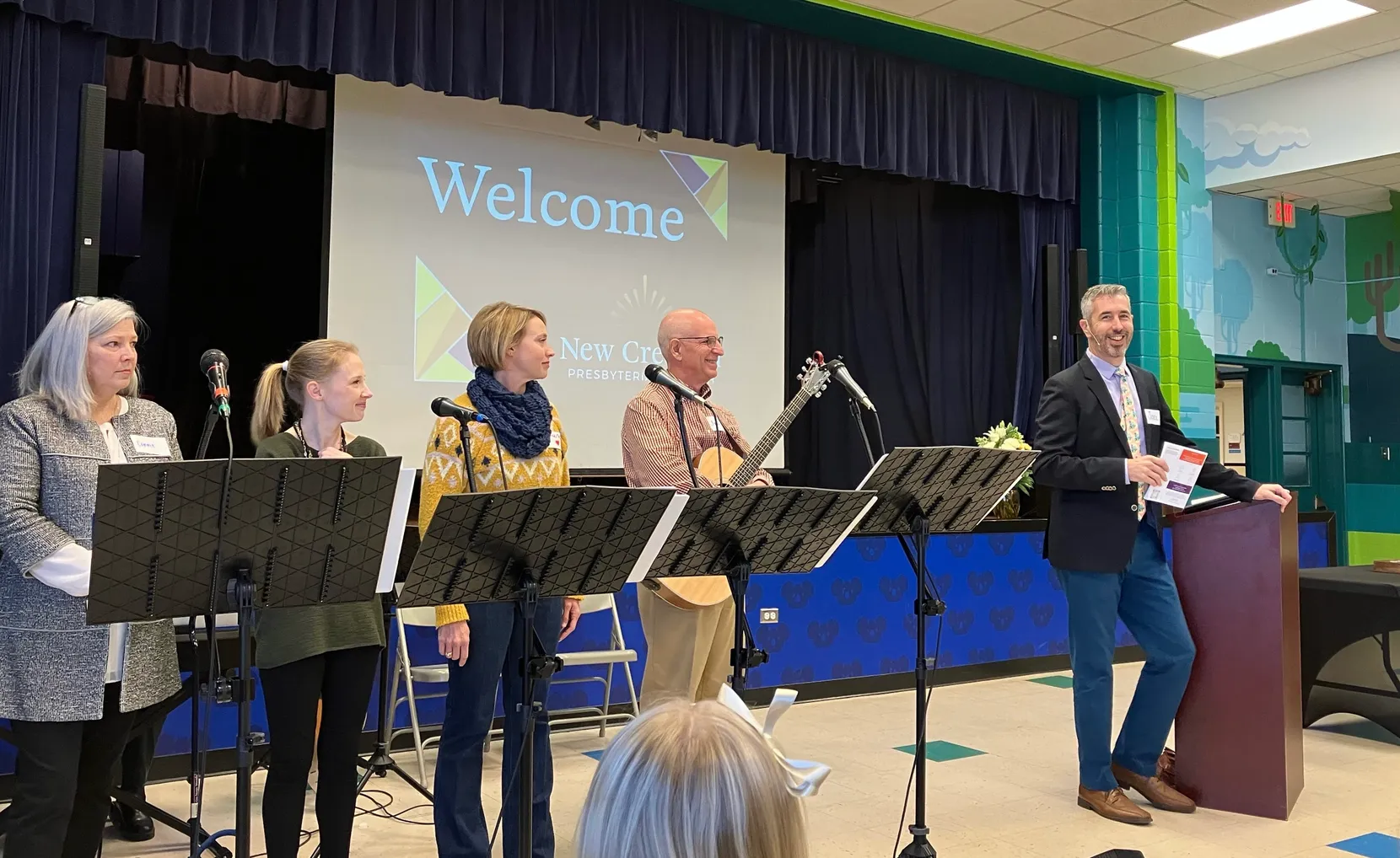 beginning of worship service